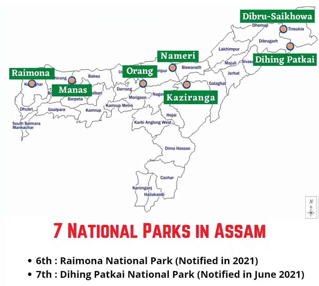 Assam national parks
